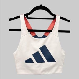 White Adidas Sports Bra